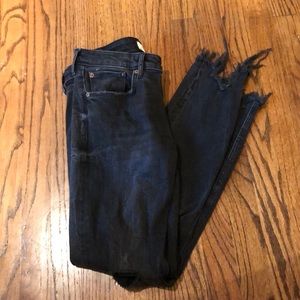 Gray/black Zara jeans